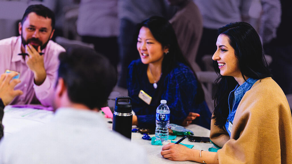 Business investors in discussion