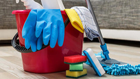 Mobile Loaves & Fishes cleaning supplies