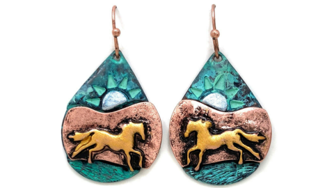 horse earrings