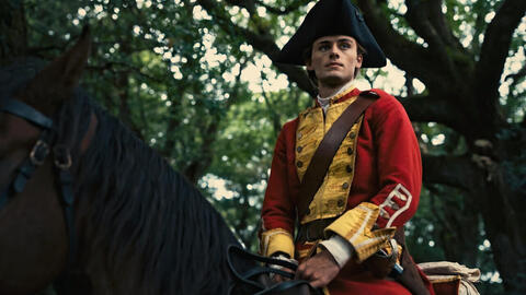 Actor William Franklyn-Miller portrays George Washington in “Young Washington,” an upcoming movie about our nation’s first president and his youth. (Credit: Pat Redmond)