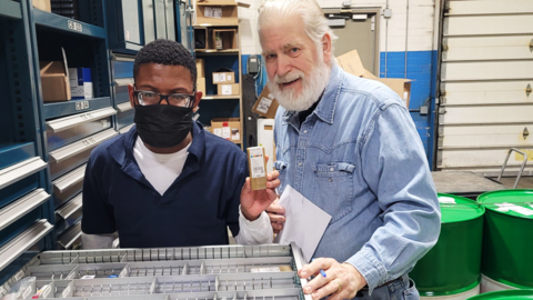 Jergens employees at work.