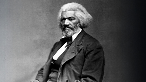Photo of Frederick Douglass.