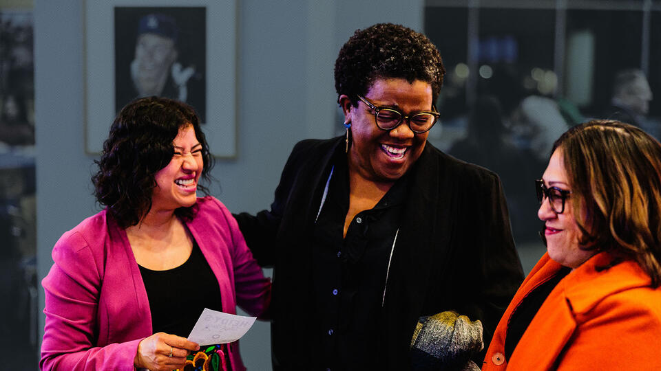 group of women laughing