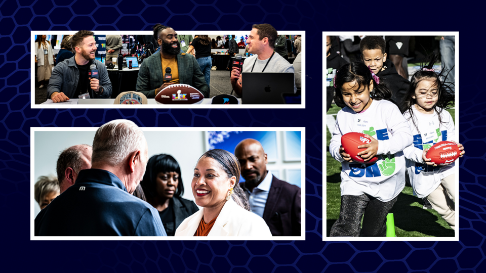 Events leading up to Super Bowl weekend.