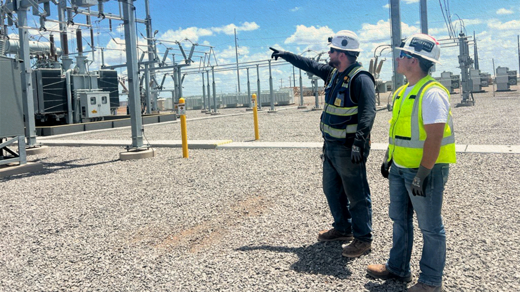 Data center workers.