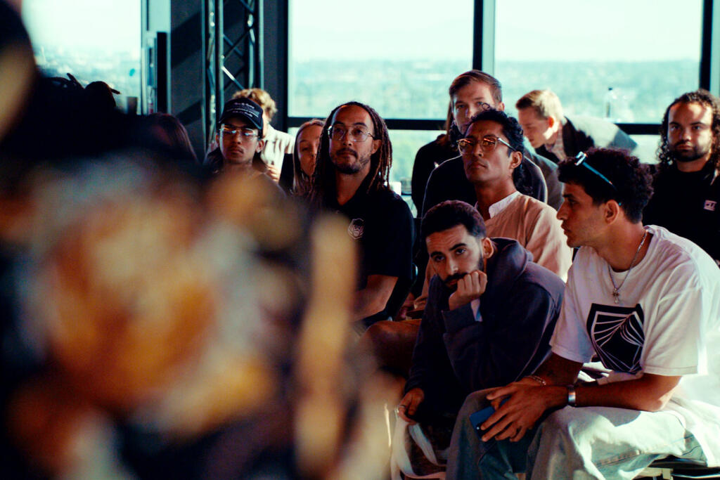 Master-class participants listen during a workshop.